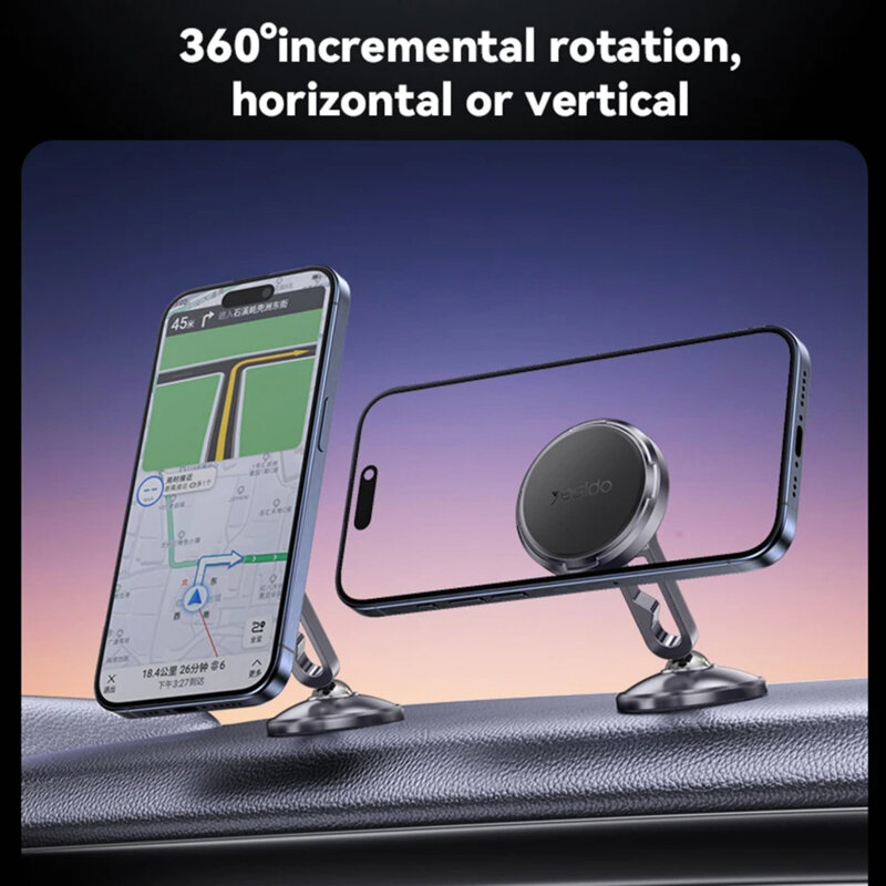 Suport auto magnetic pentru grila, universal Yesido C210