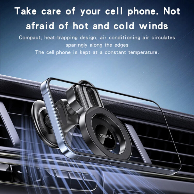 Suport auto magnetic pentru grila, universal Yesido C209