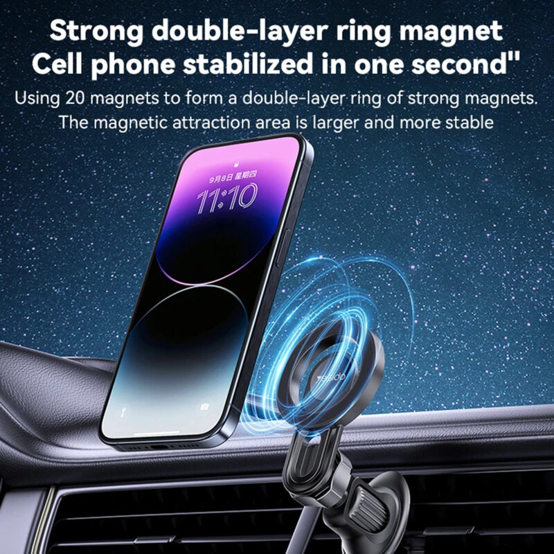 Suport auto magnetic pentru grila, universal Yesido C209