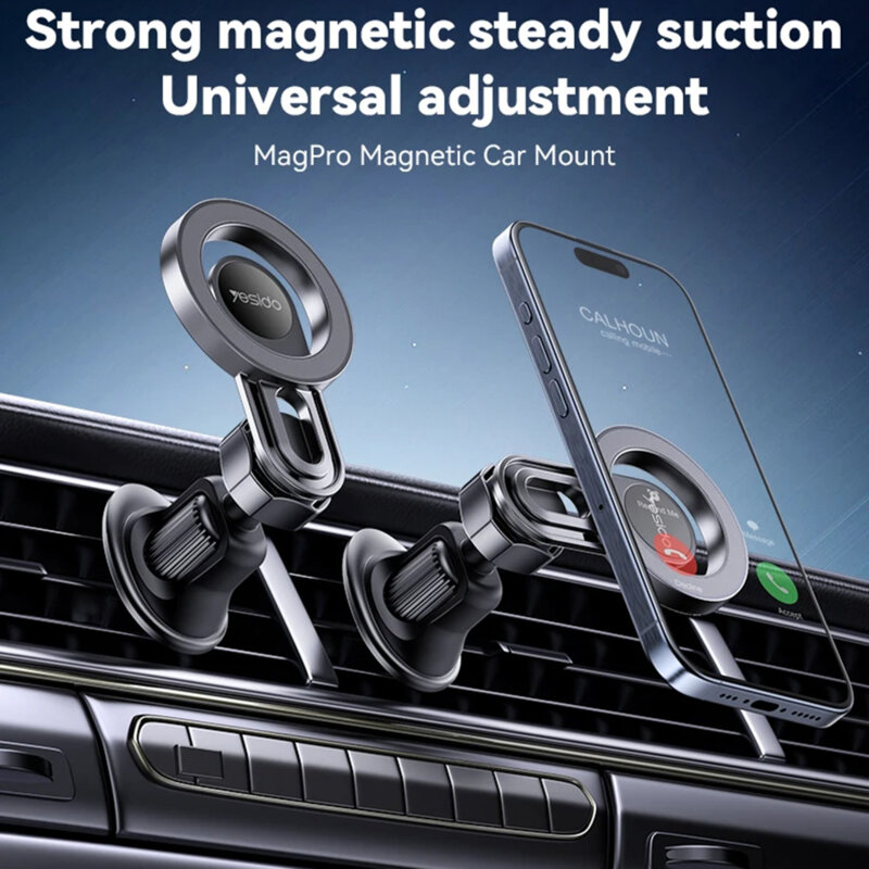 Suport auto magnetic pentru grila, universal Yesido C209