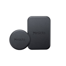 [Set 2x] Placuta metalica suport magnetic telefon Yesido C207