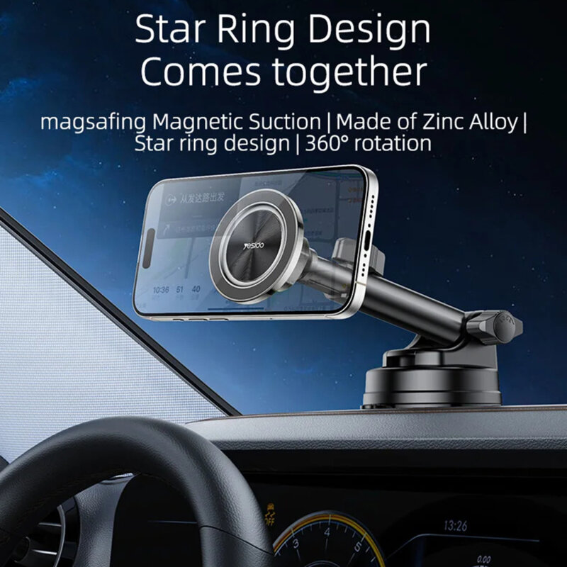 Suport auto magnetic cu design special Yesido C179