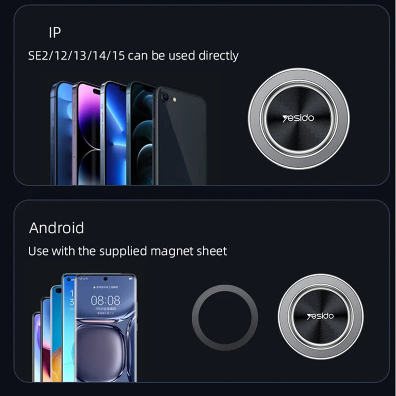 Suport auto magnetic cu design special Yesido C179