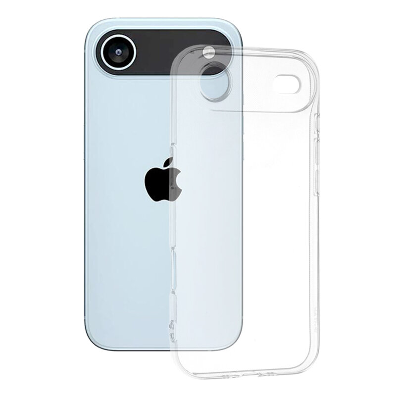 Husa iPhone 17 Air Techsuit Clear Silicone, transparenta