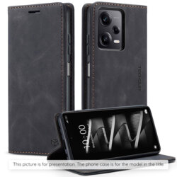 Husa piele Xiaomi Redmi A5 4G (Standard) Techsuit Confy Cover, negru