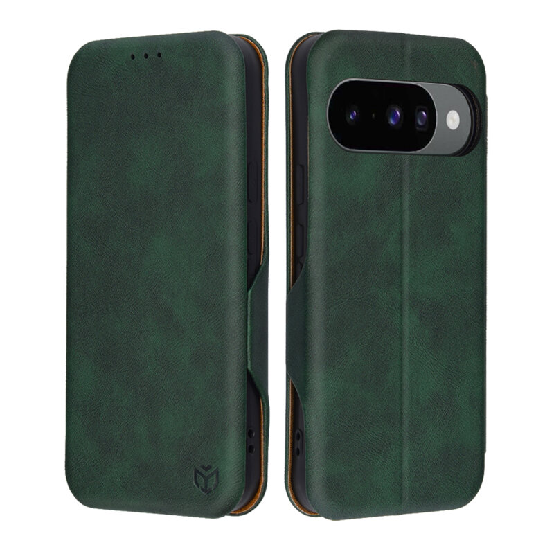 Husa 360° Google Pixel 10 Techsuit Safe Wallet Plus, verde