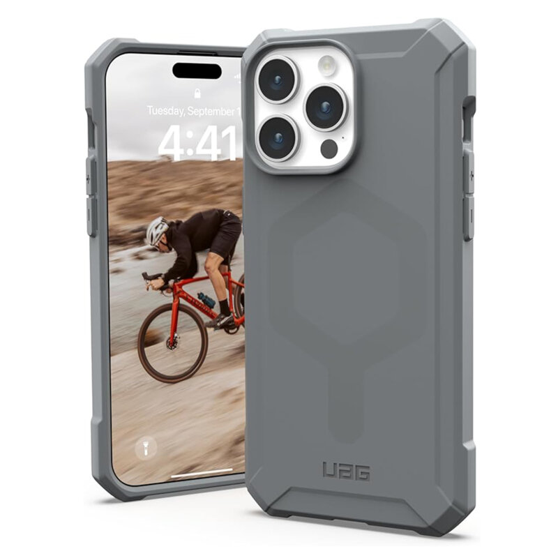 Husa iPhone 17 Pro Max UAG Essential Armor MagSafe, Ash