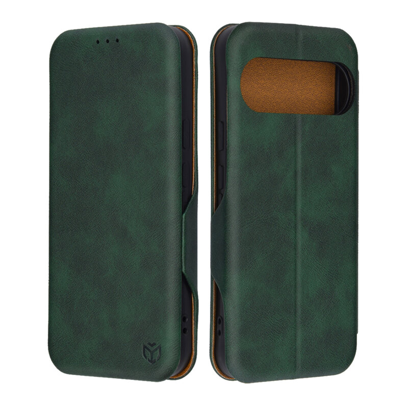 Husa 360° Google Pixel 10 Pro XL Techsuit Safe Wallet Plus, verde