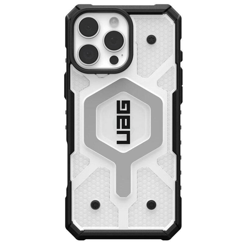Husa iPhone 17 Pro UAG Pathfinder Clear MagSafe, Ice