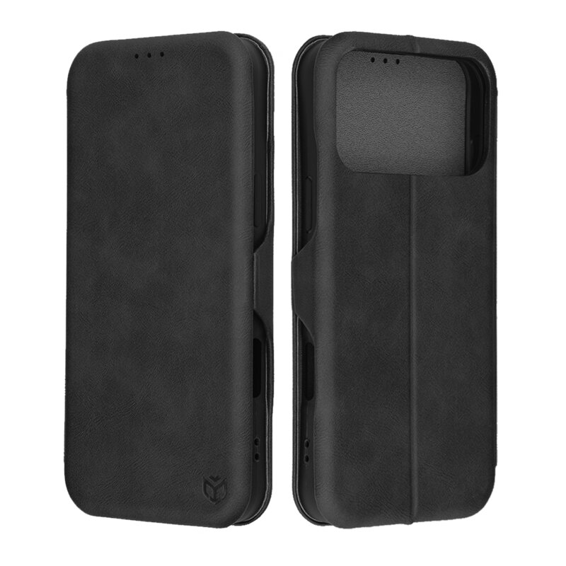 Husa 360° iPhone 17 Pro Techsuit Safe Wallet Plus, negru