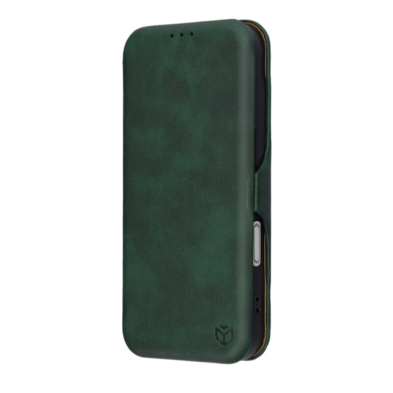 Husa 360° iPhone 17 Techsuit Safe Wallet Plus, verde