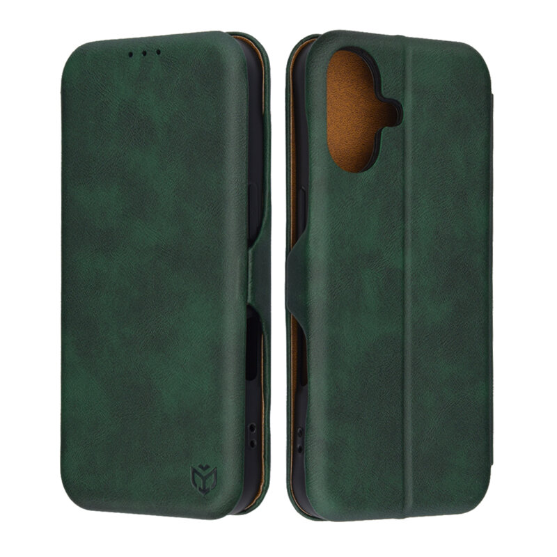 Husa 360° iPhone 17 Techsuit Safe Wallet Plus, verde