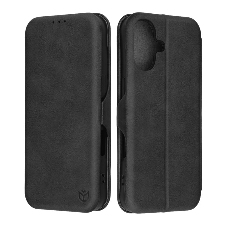 Husa 360° iPhone 17 Techsuit Safe Wallet Plus, negru