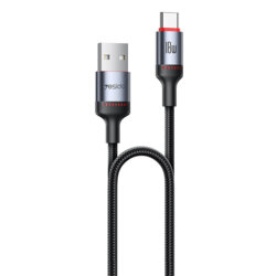 Cablu de date USB, Type-C, 18W, 3A Yesido CA129C, 1.2m