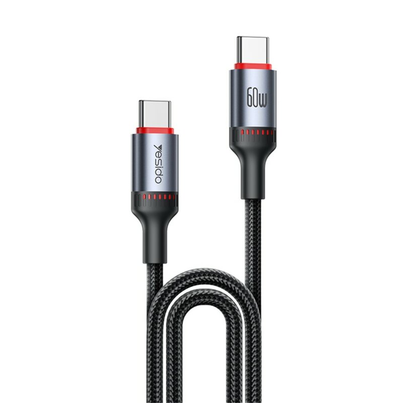 Cablu de date tip C Fast Charging 60W, 3A Yesido CA181, 1.2m