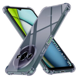 Husa Xiaomi Redmi A3x Techsuit Shockproof Clear Silicone, fumuriu