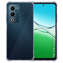 Husa Oppo A5 4G Techsuit Shockproof Clear Silicone, fumuriu