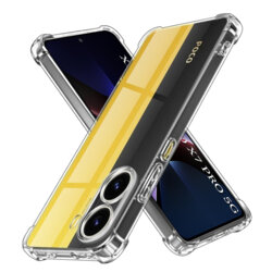 Husa Xiaomi Poco X7 Pro Techsuit Shockproof Clear Silicone, transparenta