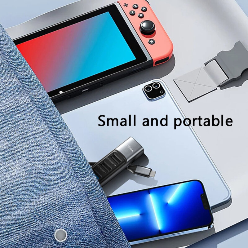 Hub Type-C la USB, USB-C, Mini DP, PD100W, 5in1 Yesido, HB24
