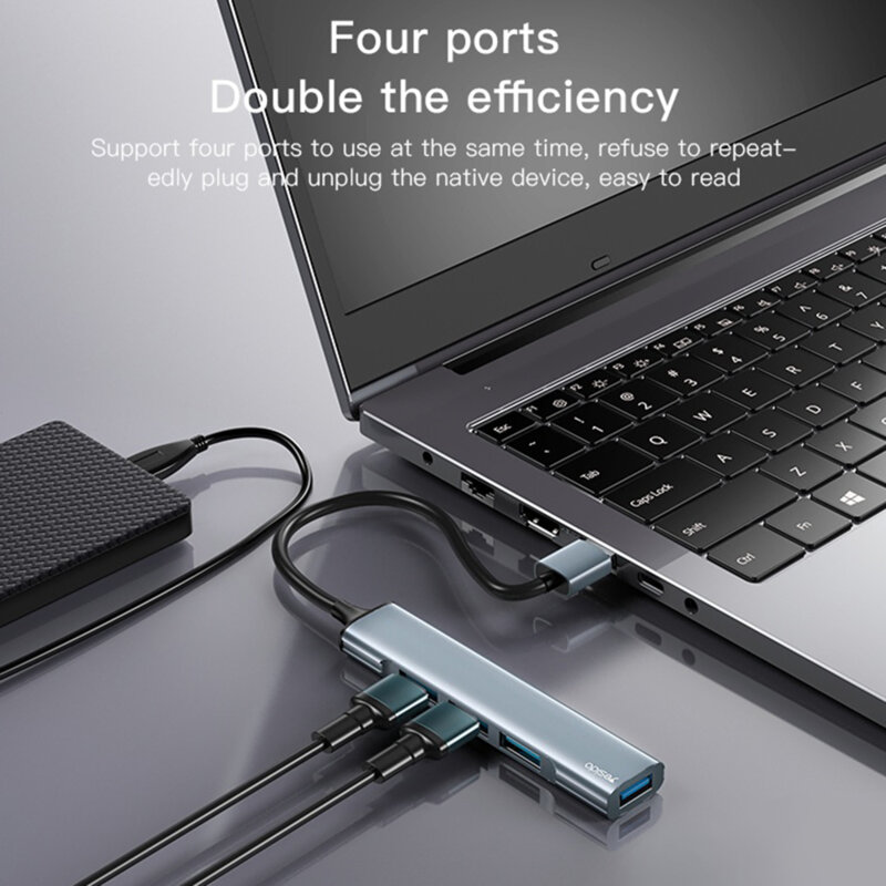 Docking Station USB la 4x USB Yesido, 5Gbps, HB18