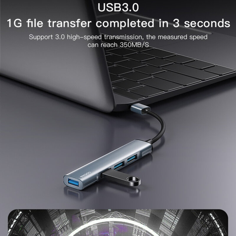 Docking Station USB la 4x USB Yesido, 5Gbps, HB18