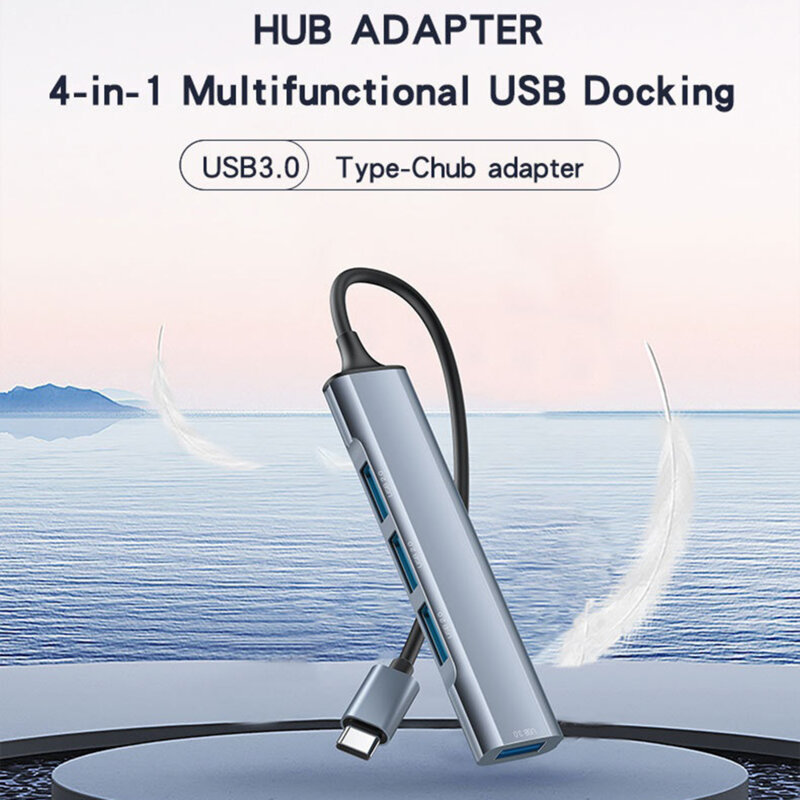 Docking Station Type-C la 4x USB Yesido, 5Gbps, HB17
