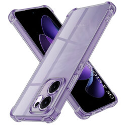 Husa Oppo Reno13 F 5G Techsuit Shockproof Clear Silicone, fumuriu