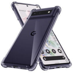 Husa Google Pixel 6 Pro Techsuit Shockproof Clear Silicone, fumuriu