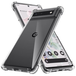 Husa Google Pixel 6 Pro Techsuit Shockproof Clear Silicone, transparenta