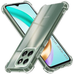 Husa Honor X6b Techsuit Shockproof Clear Silicone, transparenta