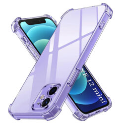 Husa iPhone 12 mini Techsuit Shockproof Clear Silicone, transparenta