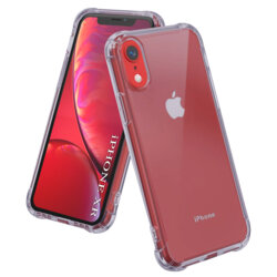 Husa iPhone XR Techsuit Shockproof Clear Silicone, fumuriu