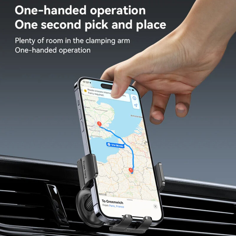 Suport auto pentru telefon cu ajustare automata Yesido C251