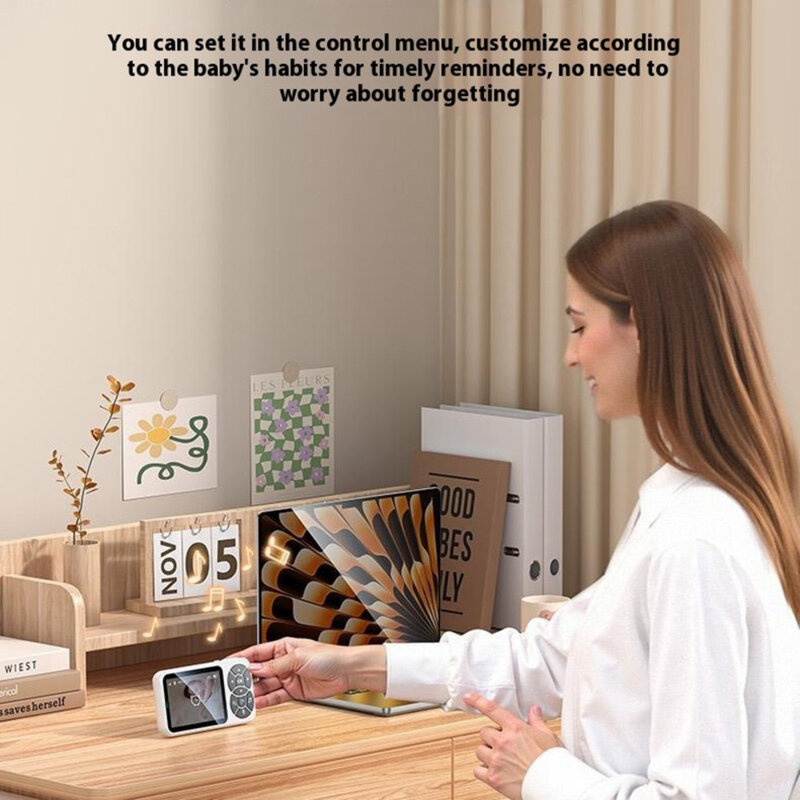 Monitor bebelus pentru supraveghere copii Yesido, KM26, alb