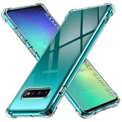 Husa Samsung Galaxy S10 Plus Techsuit Shockproof Clear Silicone, transparenta