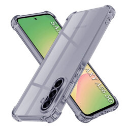 Husa Samsung Galaxy A56 5G Techsuit Shockproof Clear Silicone, fumuriu