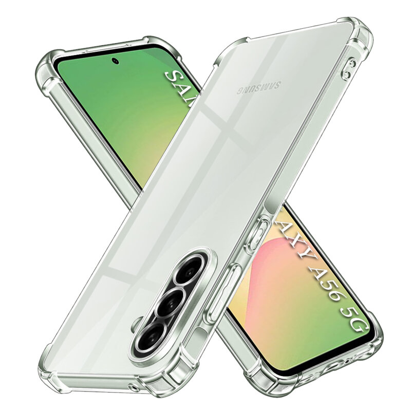 Husa Samsung Galaxy A56 5G Techsuit Shockproof Clear Silicone, transparenta
