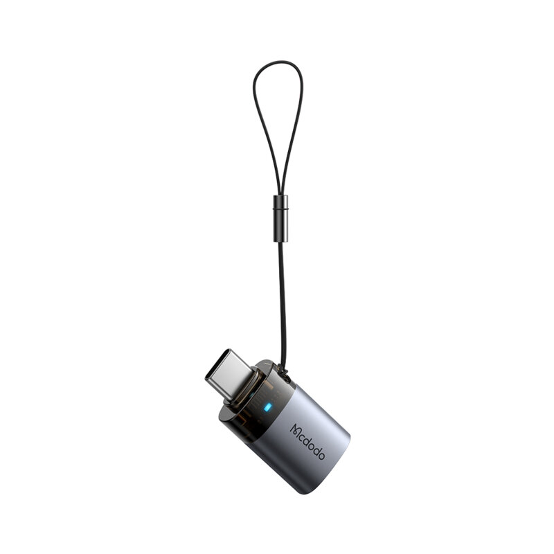 Adaptor OTG USB la Type-C cu lanyard Mcdodo, LED, OT-7400