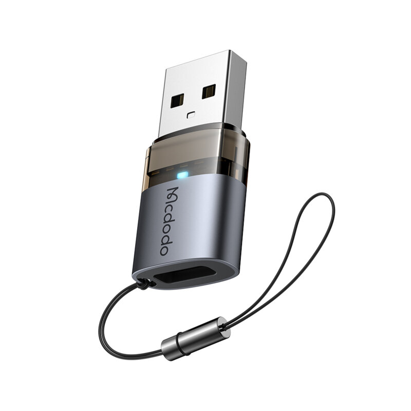 Adaptor OTG Type-C la USB3.0 cu lanyard Mcdodo, LED, OT-7580
