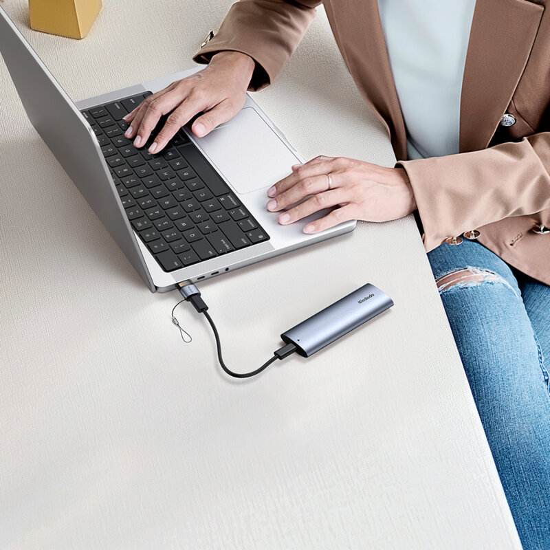 Adaptor OTG Type-C la USB3.0 cu lanyard Mcdodo, LED, OT-7580