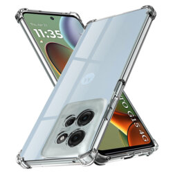 Husa Motorola Moto G15 Techsuit Shockproof Clear Silicone, transparenta