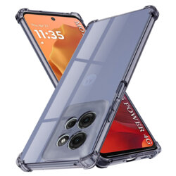 Husa Motorola Moto G15 Power Techsuit Shockproof Clear Silicone, fumuriu