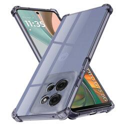 Husa Motorola Moto G75 Techsuit Shockproof Clear Silicone, fumuriu