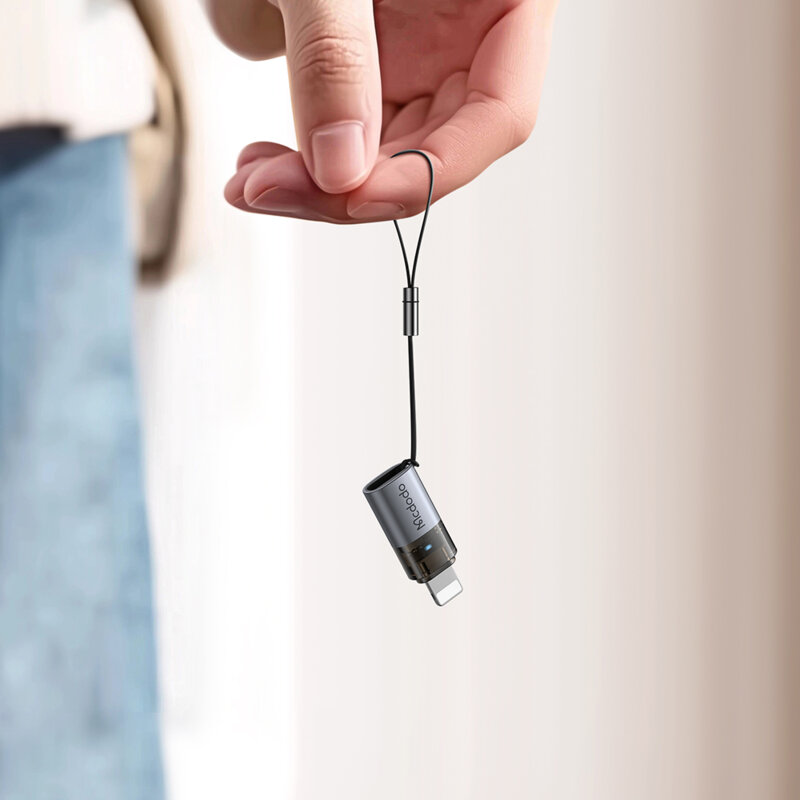 Adaptor OTG Type-C la Lightning cu lanyard Mcdodo, 36W, OT-7630