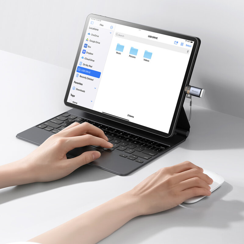 Adaptor OTG USB la Lightning, cititor carduri TF Mcdodo, OT-7850