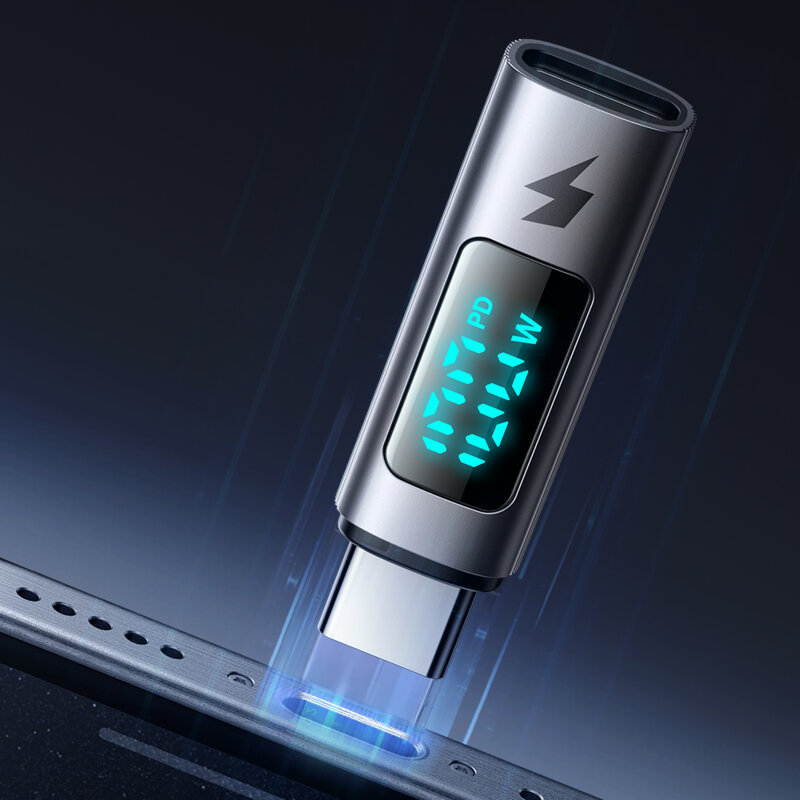 Adaptor OTG Type-C cu afisaj digital, 100W Mcdodo, OT-6090