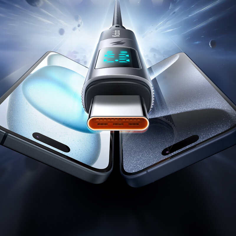 Adaptor OTG Lightning la Type-C, display, 60W Mcdodo, OT-5990