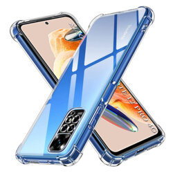 Husa Xiaomi Redmi Note 12 Pro 4G Techsuit Shockproof Clear Silicone, transparenta