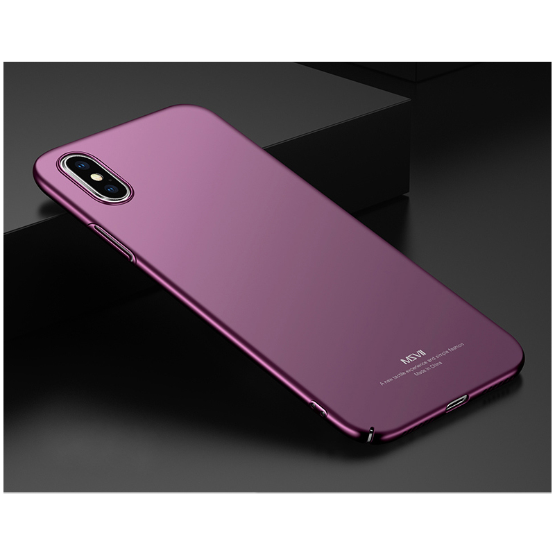 Husa Apple iPhone XS MSVII Ultraslim Back Cover - Purple