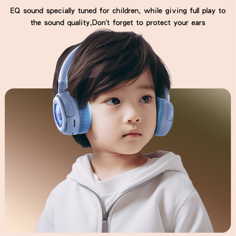 Casti Bluetooth pentru copii, over-ear Yesido EP06, 400mAh, negru